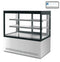 PACIFIC 1200mm Square Glass Hot Display - 2 Shelf